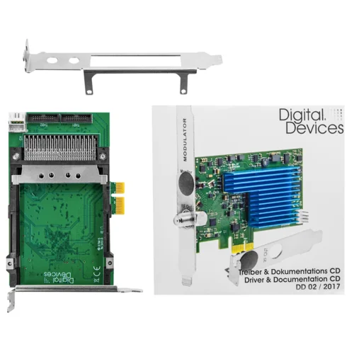 Карта расширения 2 CI интерфейса PCIe Карта расширения 2 CI интерфейса PCIe